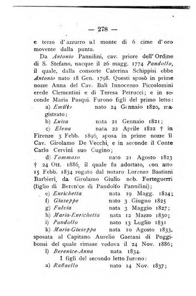 Il libro d'oro della Toscana pubblicazione dell'Ufficio araldico, Archivio genealogico di Firenze