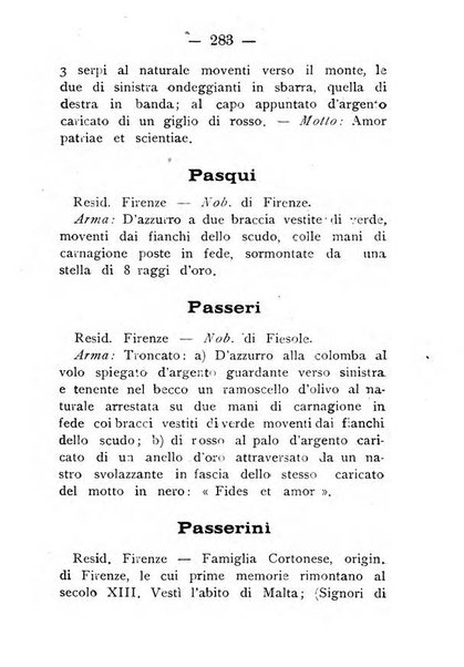 Il libro d'oro della Toscana pubblicazione dell'Ufficio araldico, Archivio genealogico di Firenze