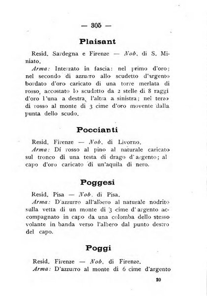 Il libro d'oro della Toscana pubblicazione dell'Ufficio araldico, Archivio genealogico di Firenze