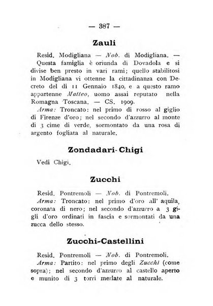 Il libro d'oro della Toscana pubblicazione dell'Ufficio araldico, Archivio genealogico di Firenze