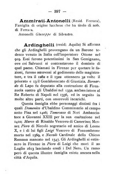 Il libro d'oro della Toscana pubblicazione dell'Ufficio araldico, Archivio genealogico di Firenze