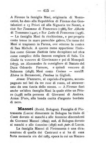 Il libro d'oro della Toscana pubblicazione dell'Ufficio araldico, Archivio genealogico di Firenze