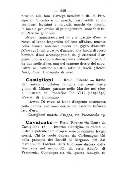 Il libro d'oro della Toscana pubblicazione dell'Ufficio araldico, Archivio genealogico di Firenze