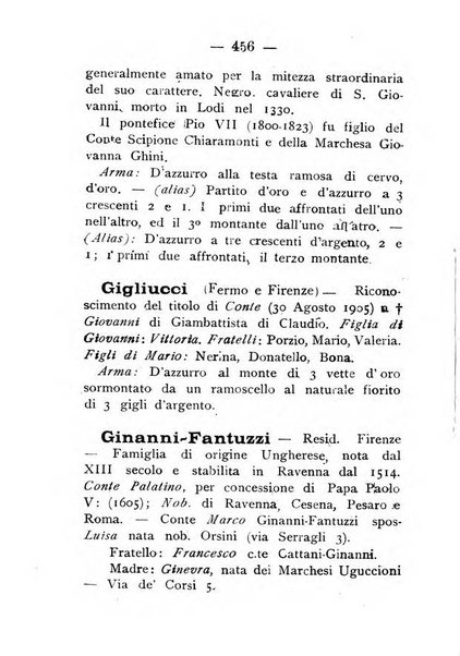 Il libro d'oro della Toscana pubblicazione dell'Ufficio araldico, Archivio genealogico di Firenze