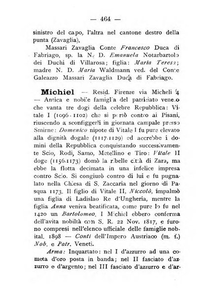 Il libro d'oro della Toscana pubblicazione dell'Ufficio araldico, Archivio genealogico di Firenze