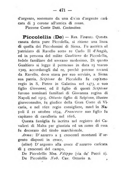 Il libro d'oro della Toscana pubblicazione dell'Ufficio araldico, Archivio genealogico di Firenze