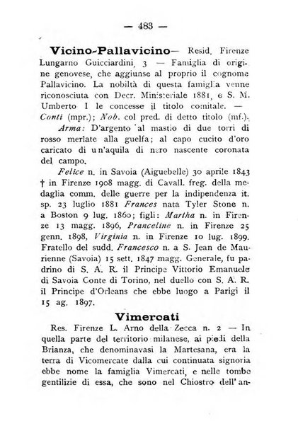 Il libro d'oro della Toscana pubblicazione dell'Ufficio araldico, Archivio genealogico di Firenze