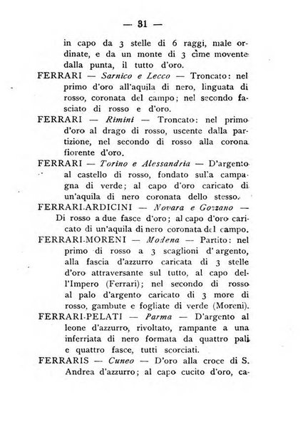 Il libro d'oro della Toscana pubblicazione dell'Ufficio araldico, Archivio genealogico di Firenze