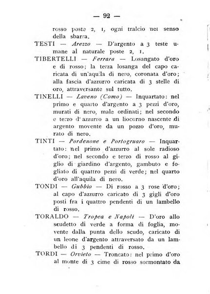 Il libro d'oro della Toscana pubblicazione dell'Ufficio araldico, Archivio genealogico di Firenze