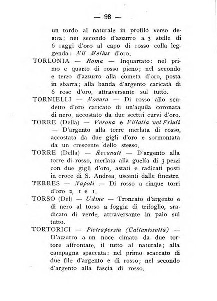 Il libro d'oro della Toscana pubblicazione dell'Ufficio araldico, Archivio genealogico di Firenze