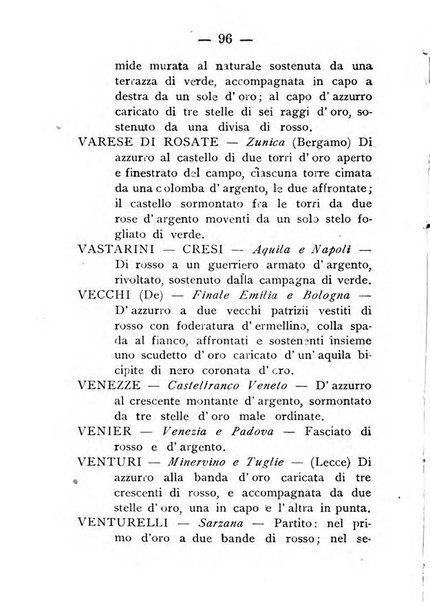 Il libro d'oro della Toscana pubblicazione dell'Ufficio araldico, Archivio genealogico di Firenze