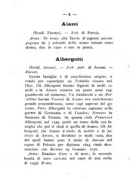 Il libro d'oro della Toscana pubblicazione dell'Ufficio araldico, Archivio genealogico di Firenze