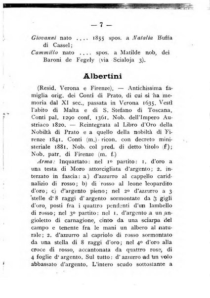 Il libro d'oro della Toscana pubblicazione dell'Ufficio araldico, Archivio genealogico di Firenze