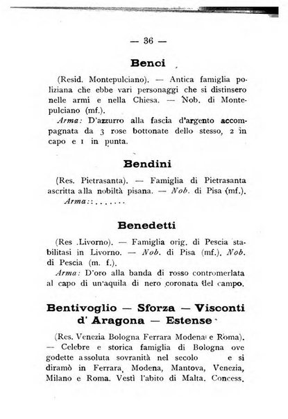 Il libro d'oro della Toscana pubblicazione dell'Ufficio araldico, Archivio genealogico di Firenze