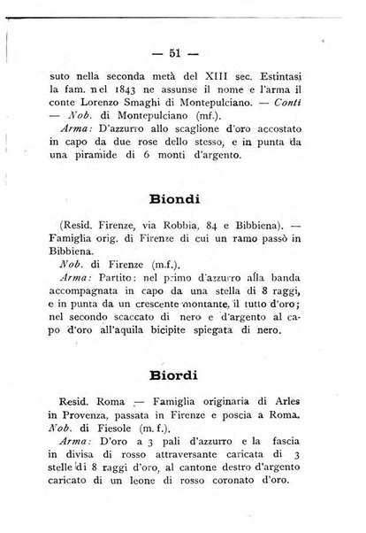 Il libro d'oro della Toscana pubblicazione dell'Ufficio araldico, Archivio genealogico di Firenze