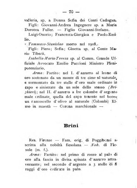 Il libro d'oro della Toscana pubblicazione dell'Ufficio araldico, Archivio genealogico di Firenze