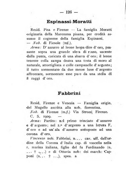 Il libro d'oro della Toscana pubblicazione dell'Ufficio araldico, Archivio genealogico di Firenze