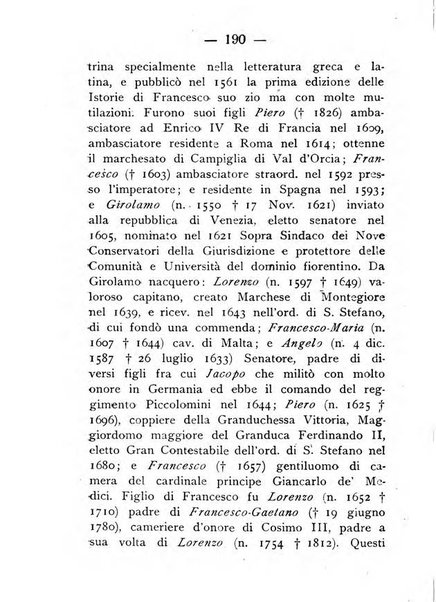 Il libro d'oro della Toscana pubblicazione dell'Ufficio araldico, Archivio genealogico di Firenze