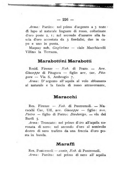 Il libro d'oro della Toscana pubblicazione dell'Ufficio araldico, Archivio genealogico di Firenze