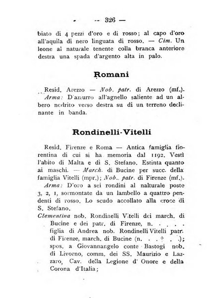 Il libro d'oro della Toscana pubblicazione dell'Ufficio araldico, Archivio genealogico di Firenze