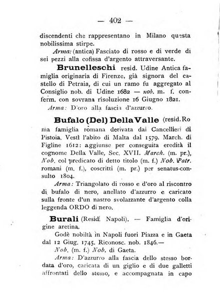 Il libro d'oro della Toscana pubblicazione dell'Ufficio araldico, Archivio genealogico di Firenze