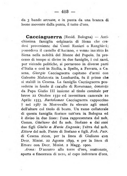 Il libro d'oro della Toscana pubblicazione dell'Ufficio araldico, Archivio genealogico di Firenze