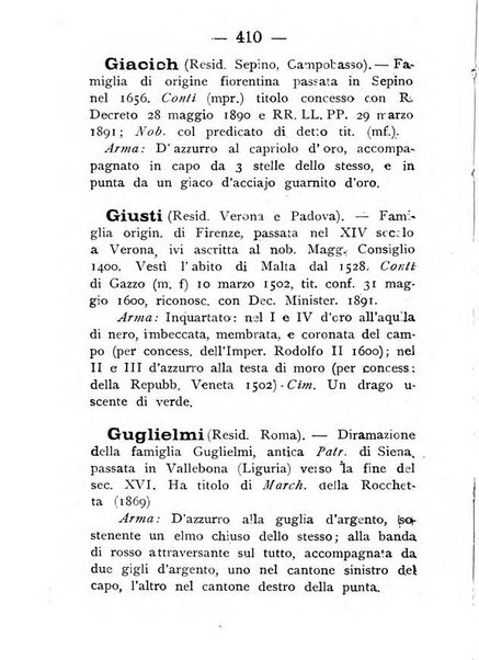 Il libro d'oro della Toscana pubblicazione dell'Ufficio araldico, Archivio genealogico di Firenze