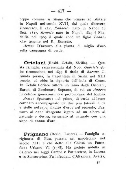 Il libro d'oro della Toscana pubblicazione dell'Ufficio araldico, Archivio genealogico di Firenze