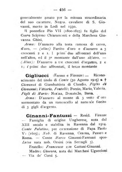 Il libro d'oro della Toscana pubblicazione dell'Ufficio araldico, Archivio genealogico di Firenze