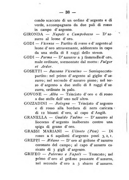 Il libro d'oro della Toscana pubblicazione dell'Ufficio araldico, Archivio genealogico di Firenze