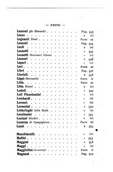 Il libro d'oro della Toscana pubblicazione dell'Ufficio araldico, Archivio genealogico di Firenze