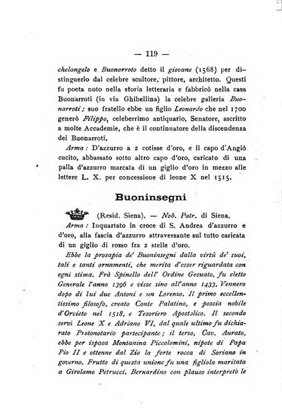 Il libro d'oro della Toscana pubblicazione dell'Ufficio araldico, Archivio genealogico di Firenze