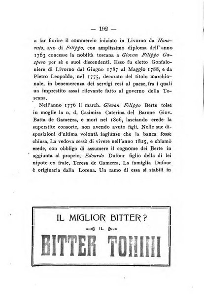 Il libro d'oro della Toscana pubblicazione dell'Ufficio araldico, Archivio genealogico di Firenze