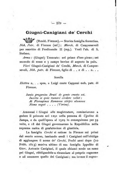 Il libro d'oro della Toscana pubblicazione dell'Ufficio araldico, Archivio genealogico di Firenze