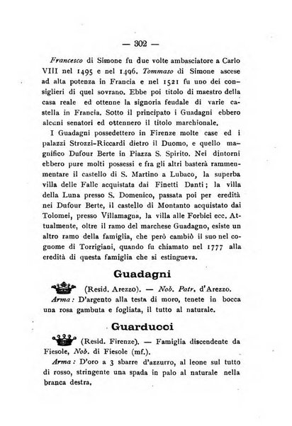 Il libro d'oro della Toscana pubblicazione dell'Ufficio araldico, Archivio genealogico di Firenze