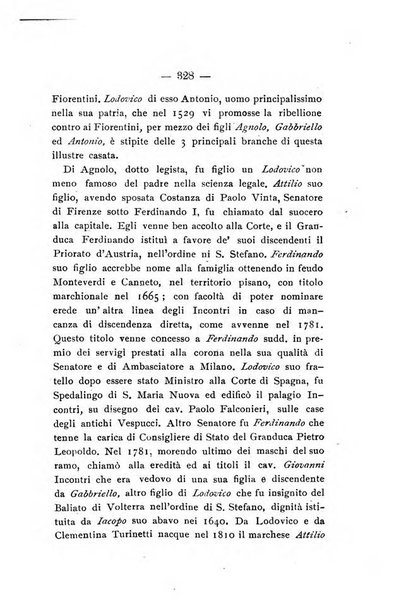 Il libro d'oro della Toscana pubblicazione dell'Ufficio araldico, Archivio genealogico di Firenze