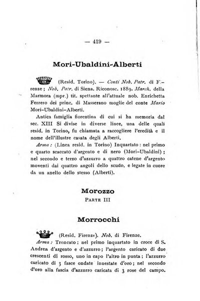 Il libro d'oro della Toscana pubblicazione dell'Ufficio araldico, Archivio genealogico di Firenze