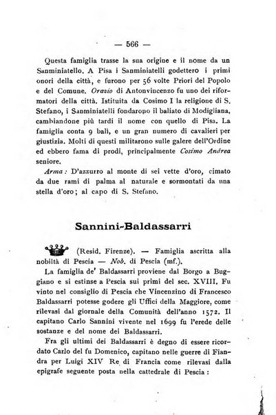 Il libro d'oro della Toscana pubblicazione dell'Ufficio araldico, Archivio genealogico di Firenze