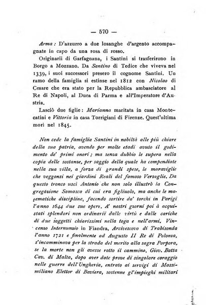 Il libro d'oro della Toscana pubblicazione dell'Ufficio araldico, Archivio genealogico di Firenze