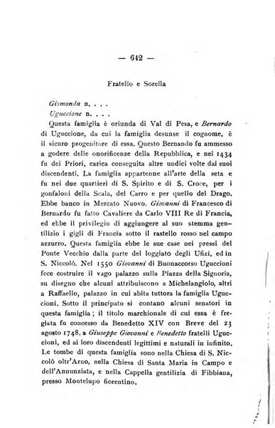 Il libro d'oro della Toscana pubblicazione dell'Ufficio araldico, Archivio genealogico di Firenze