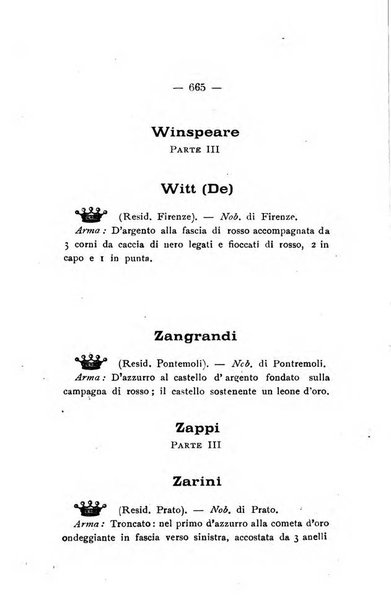 Il libro d'oro della Toscana pubblicazione dell'Ufficio araldico, Archivio genealogico di Firenze