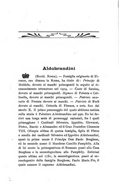 Il libro d'oro della Toscana pubblicazione dell'Ufficio araldico, Archivio genealogico di Firenze