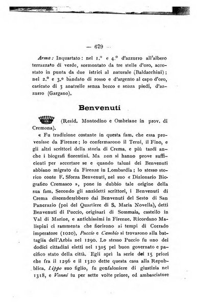 Il libro d'oro della Toscana pubblicazione dell'Ufficio araldico, Archivio genealogico di Firenze