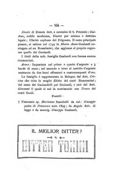 Il libro d'oro della Toscana pubblicazione dell'Ufficio araldico, Archivio genealogico di Firenze