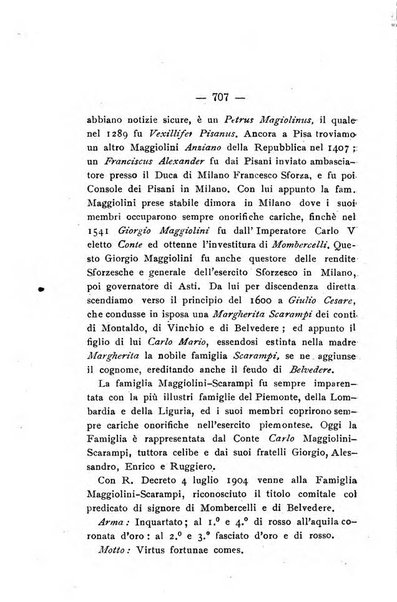 Il libro d'oro della Toscana pubblicazione dell'Ufficio araldico, Archivio genealogico di Firenze