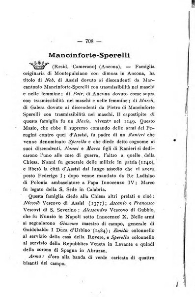 Il libro d'oro della Toscana pubblicazione dell'Ufficio araldico, Archivio genealogico di Firenze