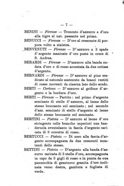 Il libro d'oro della Toscana pubblicazione dell'Ufficio araldico, Archivio genealogico di Firenze