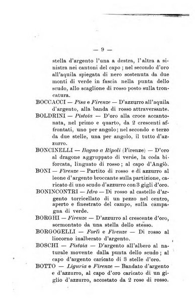 Il libro d'oro della Toscana pubblicazione dell'Ufficio araldico, Archivio genealogico di Firenze