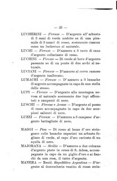 Il libro d'oro della Toscana pubblicazione dell'Ufficio araldico, Archivio genealogico di Firenze