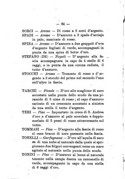 Il libro d'oro della Toscana pubblicazione dell'Ufficio araldico, Archivio genealogico di Firenze